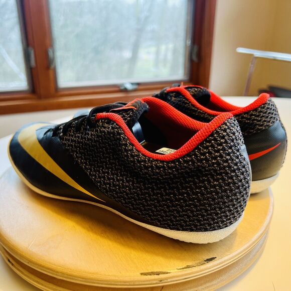 Nike Mercurial X Pro IC Men Sz 11 Indoor Soccer Cleats Red Black Gold 725244 076 - Picture 8 of 9